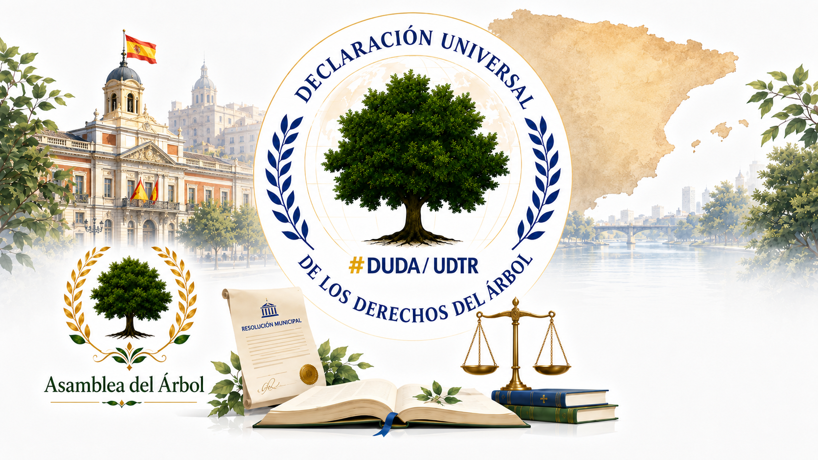 Declaración Universal de los Derechos del Árbol en España, con Asamblea del Árbol y resolución municipal