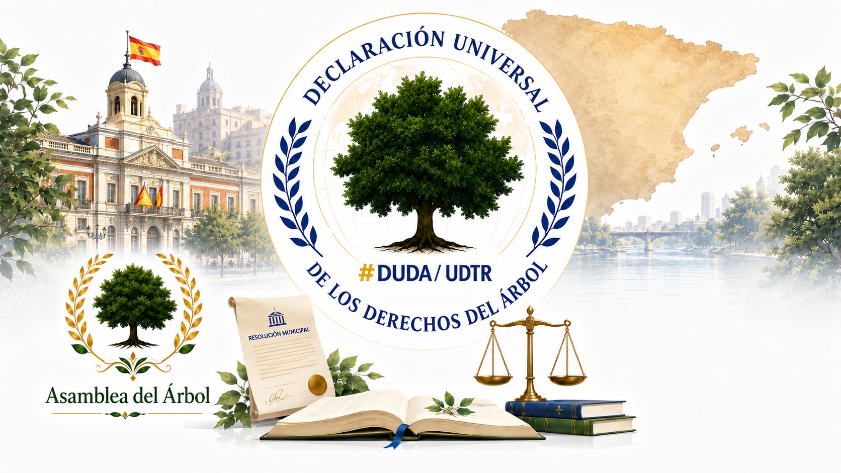 Declaración Universal de los Derechos del Árbol en España, con Asamblea del Árbol y resolución municipal