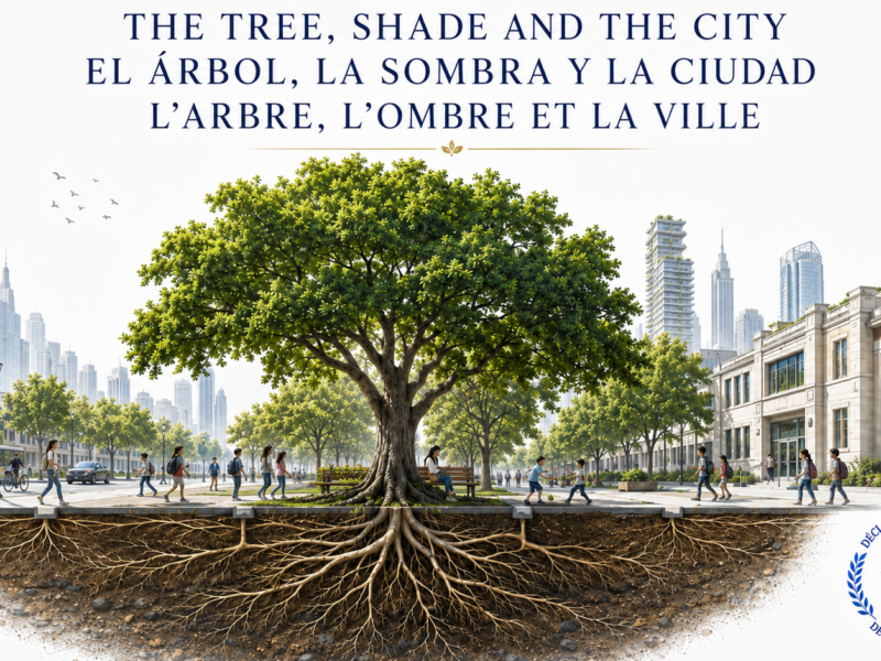 L’Arbre, l’ombre et la ville — The Tree, Shade and the City — El Árbol, la Sombra y la Ciudad