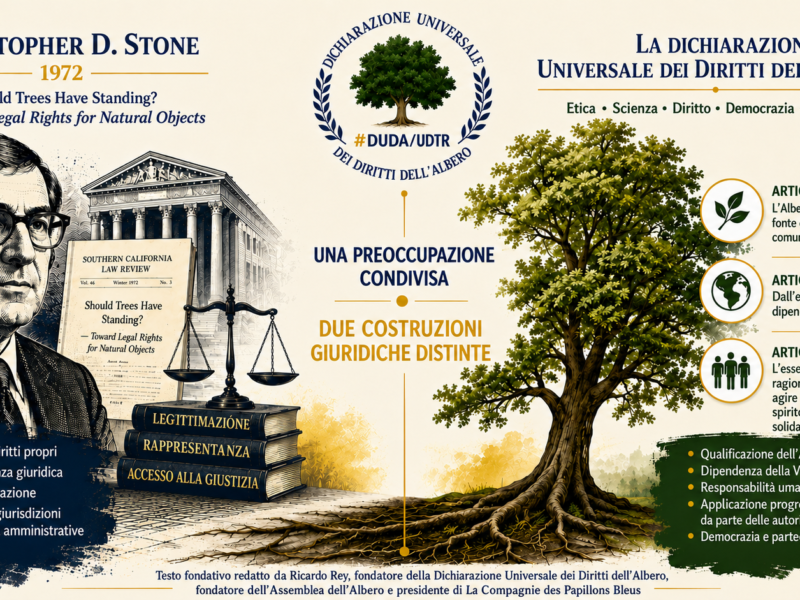 Christopher D. Stone e la Dichiarazione Universale dei Diritti dell’Albero: una preoccupazione condivisa, due costruzioni giuridiche distinte