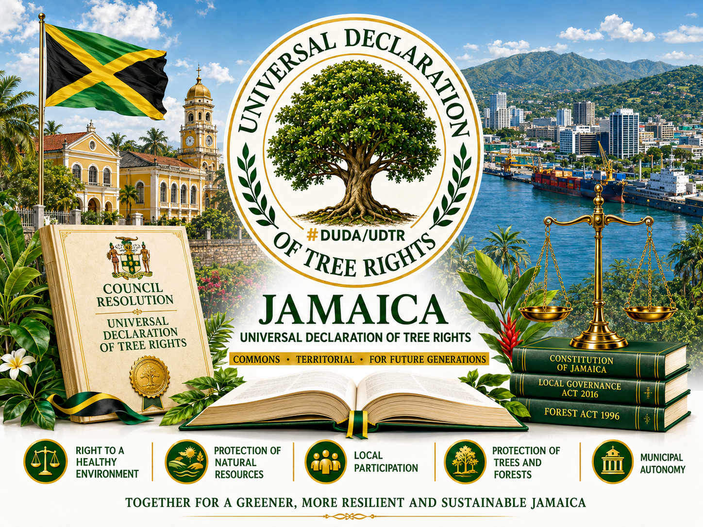 Jamaica and the Universal Declaration of Tree Rights — local governance, forests and environmental protection