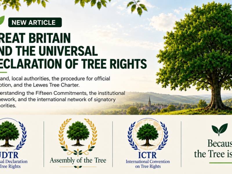 Great Britain and the Universal Declaration of Tree Rights — England, local authorities, the Fifteen Commitments and the Lewes Tree Charter